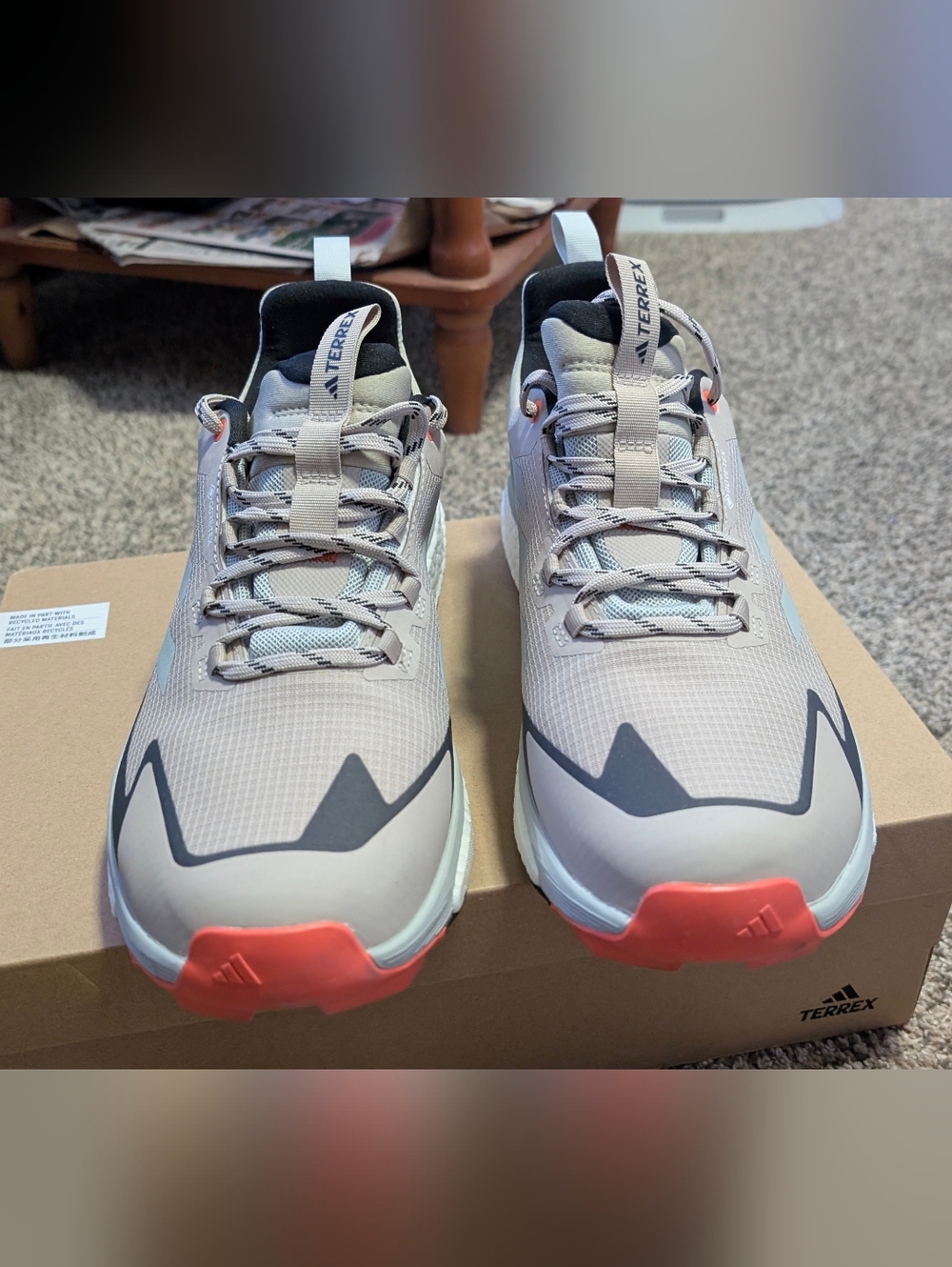 Adidas Women's Terrex Free Hiker 2.0 Low Gore-Tex Waterproof Hiking Shoes,sz 11